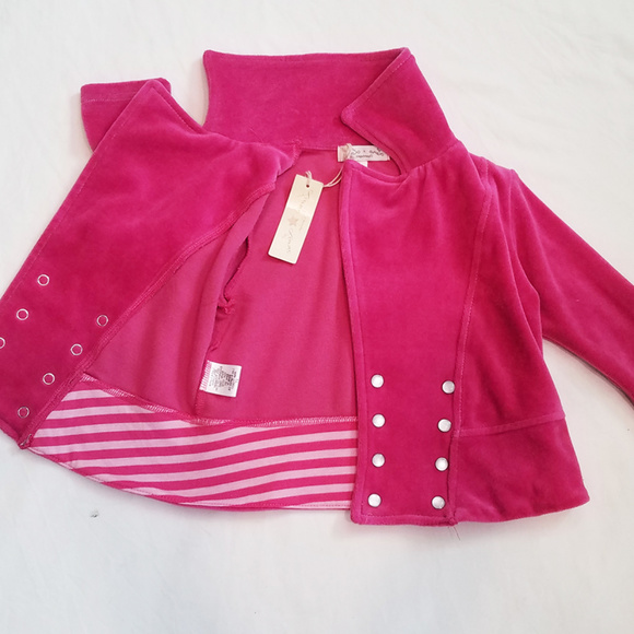 NEW Luna Luna 3pc Velor Jacket Top & Skeggings 2T - Picture 3 of 4